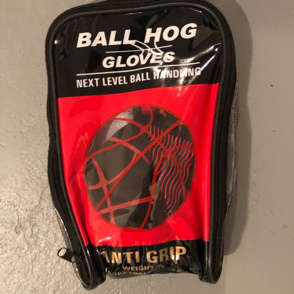 Ball handling weight gloves